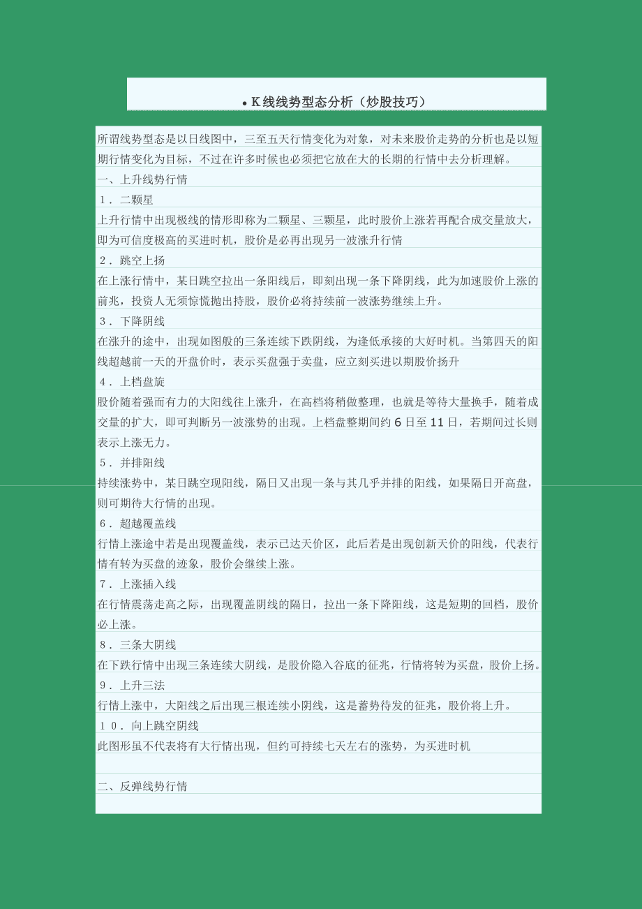 K线线势型态分析.doc_第1页