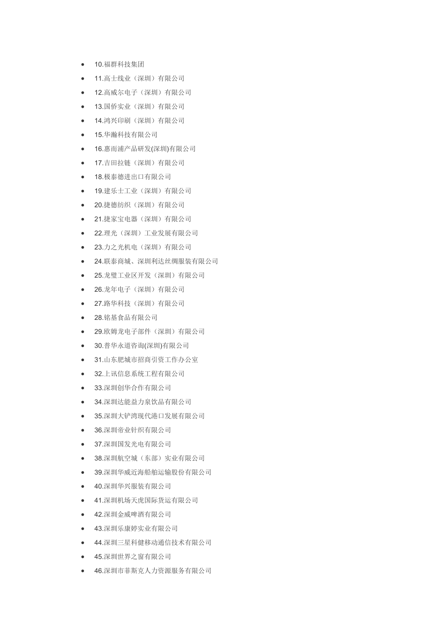 深圳外商投资企业完全名单350家最新.doc_第3页