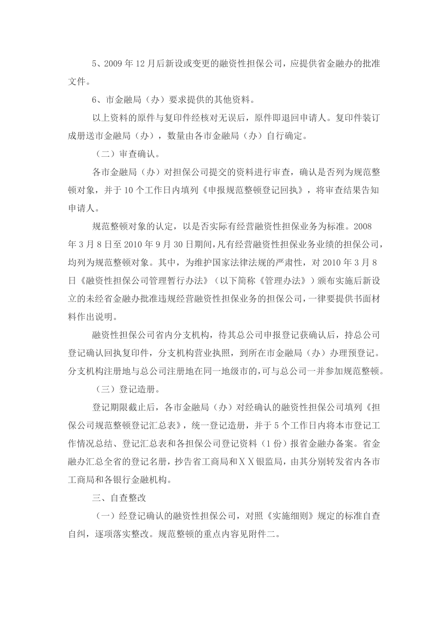 融资性担保公司规范整顿工作指引.doc_第2页