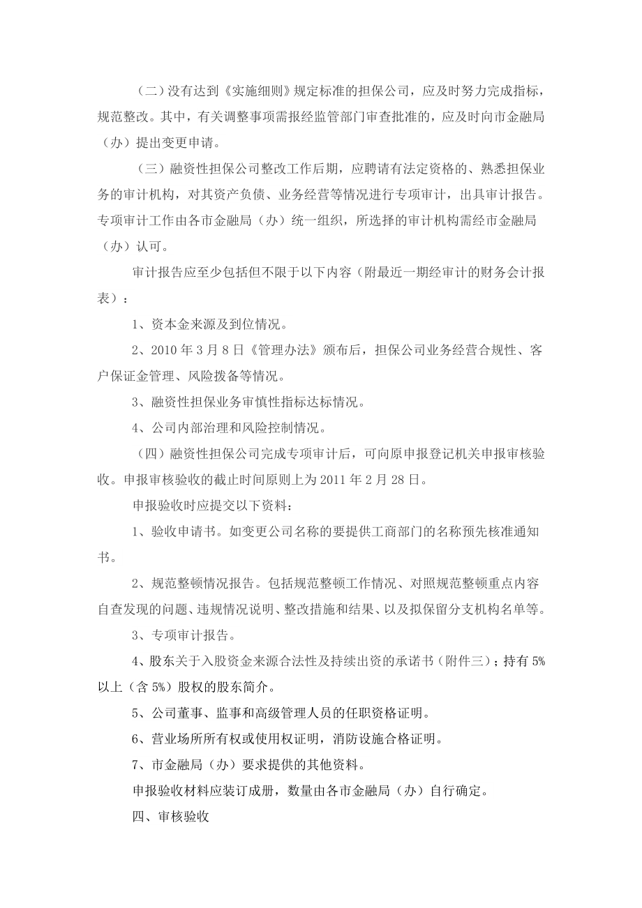 融资性担保公司规范整顿工作指引.doc_第3页