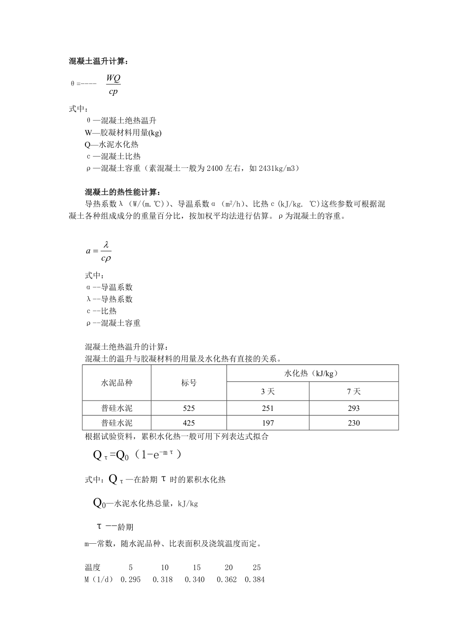 热学参数计算公式.doc_第1页