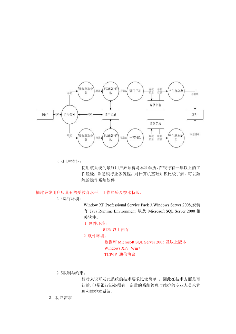 银行储蓄系统需求需求规格说明书.doc_第3页