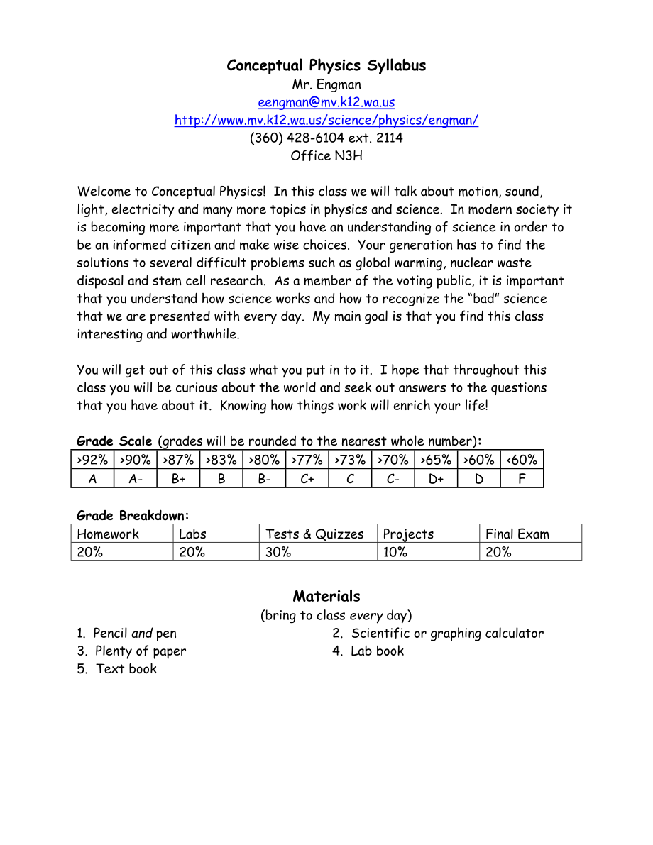 Conceptual Physics Syllabus.doc_第1页