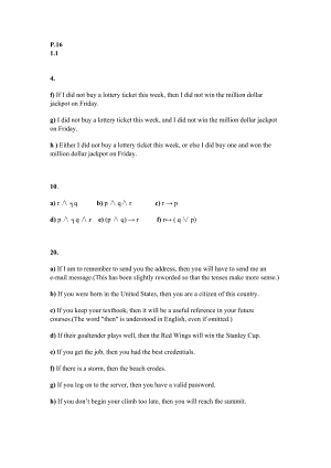 离散数学及其应用英文版第6版课后答案(美Kennenth H.Rosen 著) 机械工业出版社.doc