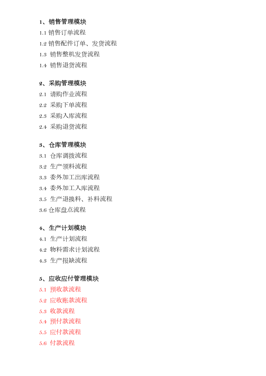 ERP核心业务单据流程及相关制度.doc_第2页