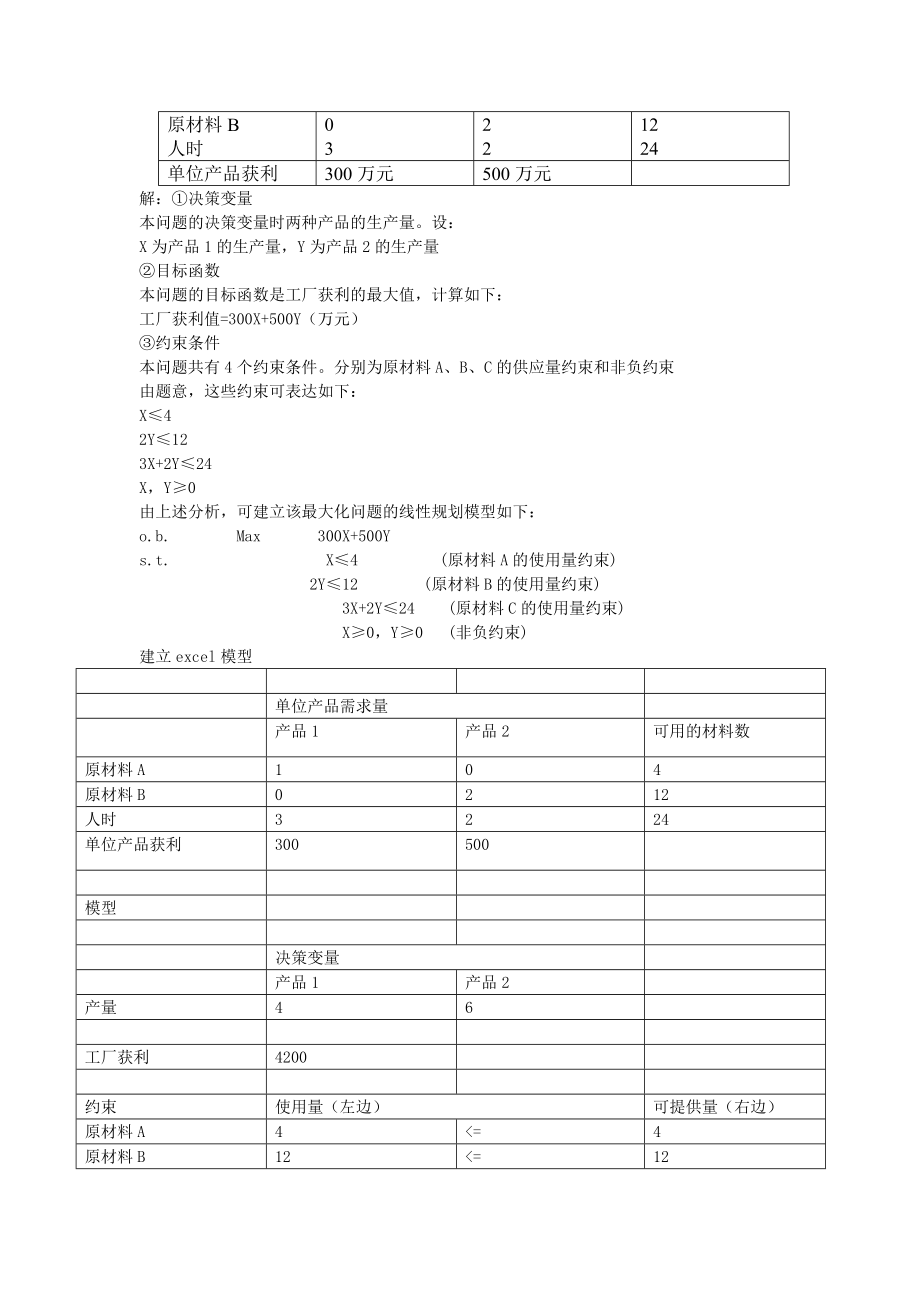 浙江大学远程教育运筹学离线作业答案.doc_第3页