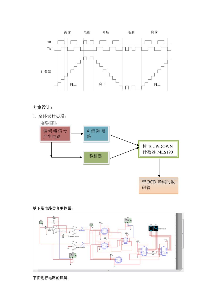数字电子技术课程设计正交解码电路的设计.doc_第2页