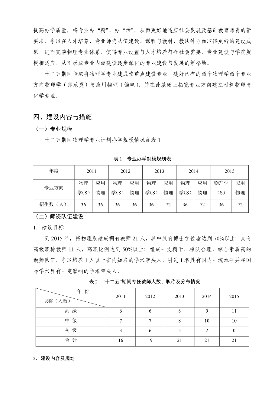 物理学专业“十二五”建设与发展规划.doc_第3页