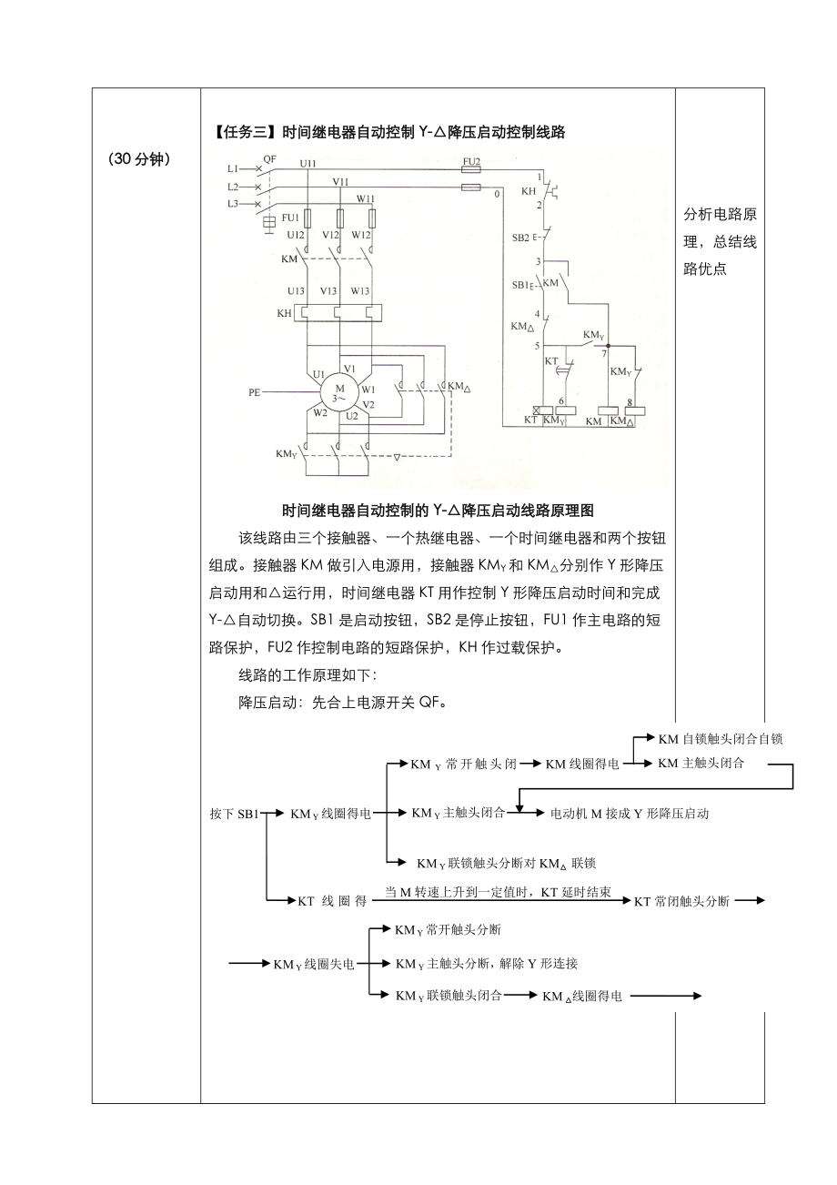 三相异步电机星三角降压启动控制线路.doc_第3页