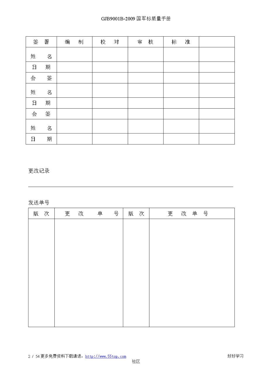 gjb9001b国军标质量手册.doc_第2页