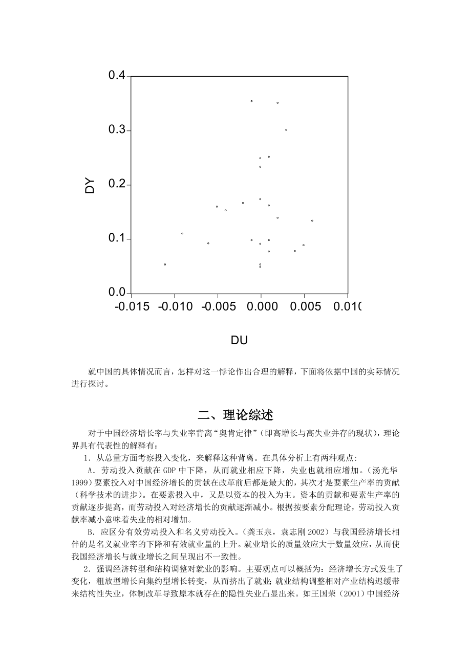 失业率对中国国内生产总值的影响.doc_第3页