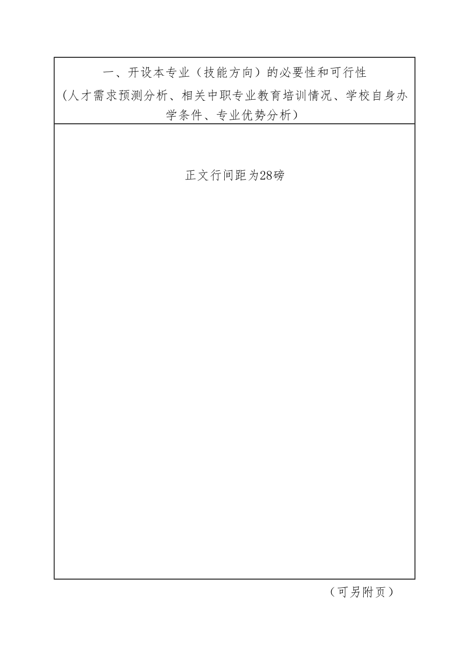 3月20日交河北省中等职业学校新设专业备案表.doc_第3页