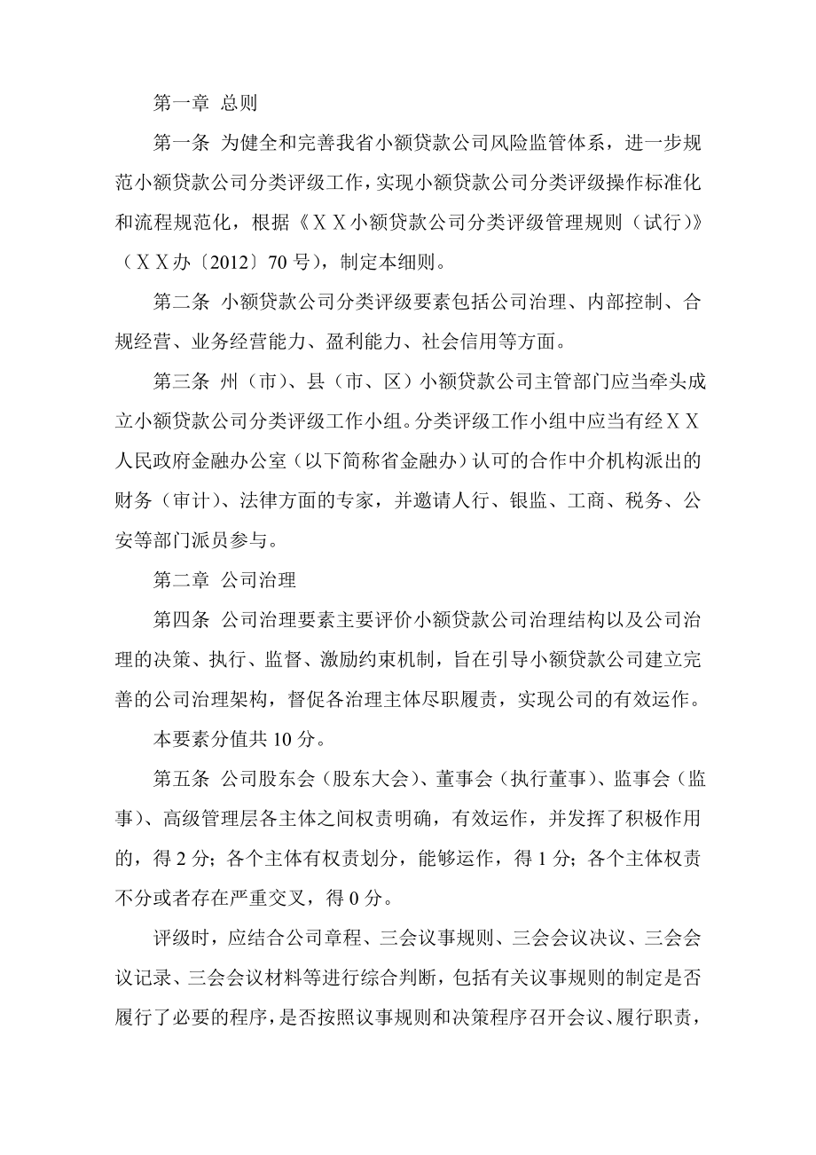 小额贷款公司评级办法(试行).doc_第1页