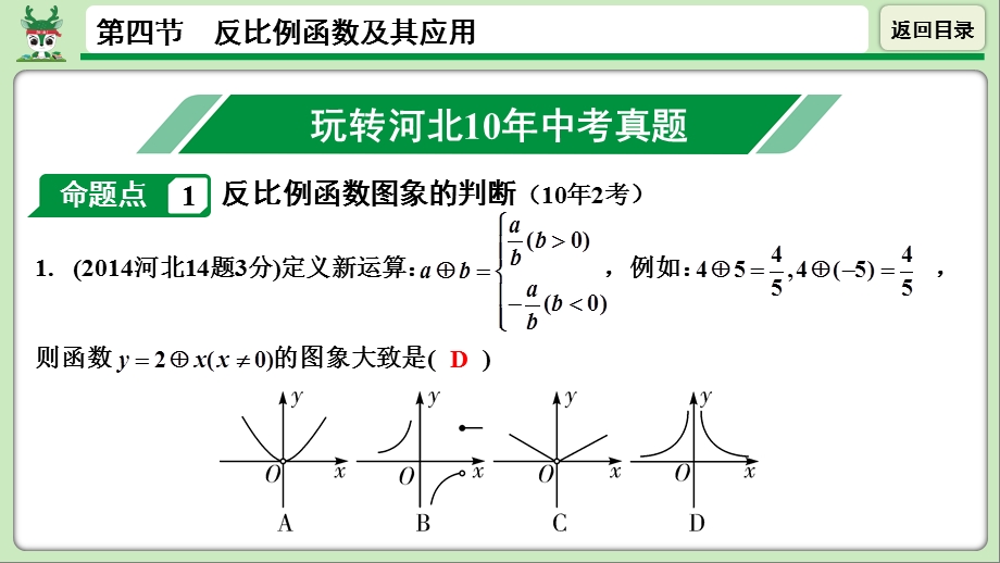 2021年中考数学总复习第三章函数-第四节--反比例函数及其应用.ppt_第2页