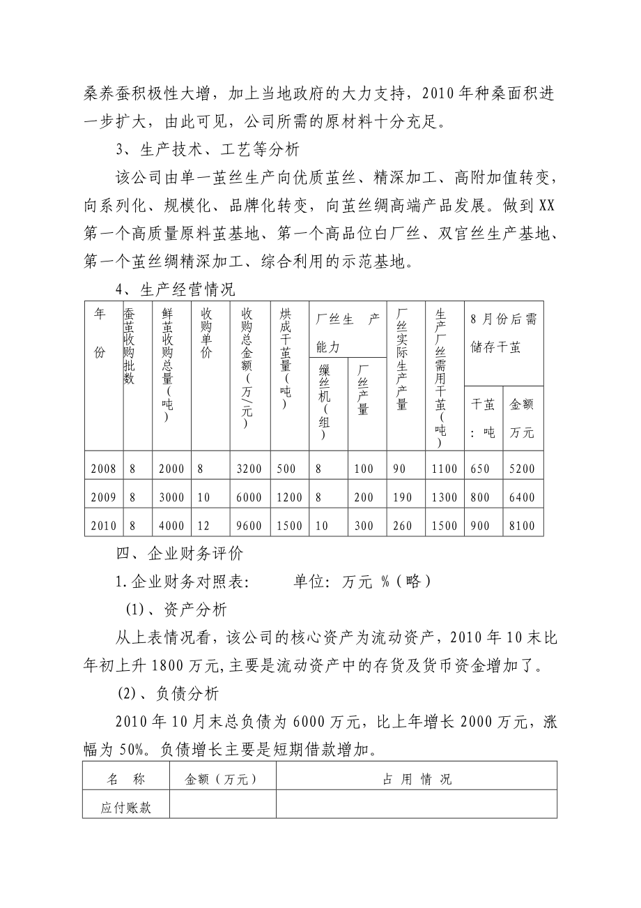 银行关于XX有限公司贷款1亿元的审查报告.doc_第3页