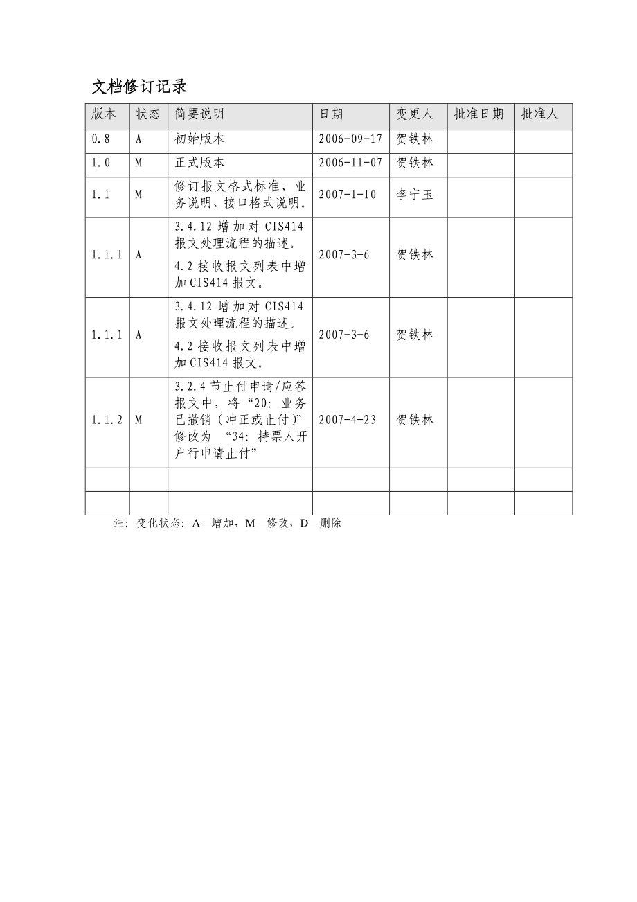 全国支票影像交换系统商业银行直接连接分中心实施指引(V1.1.2).doc_第2页