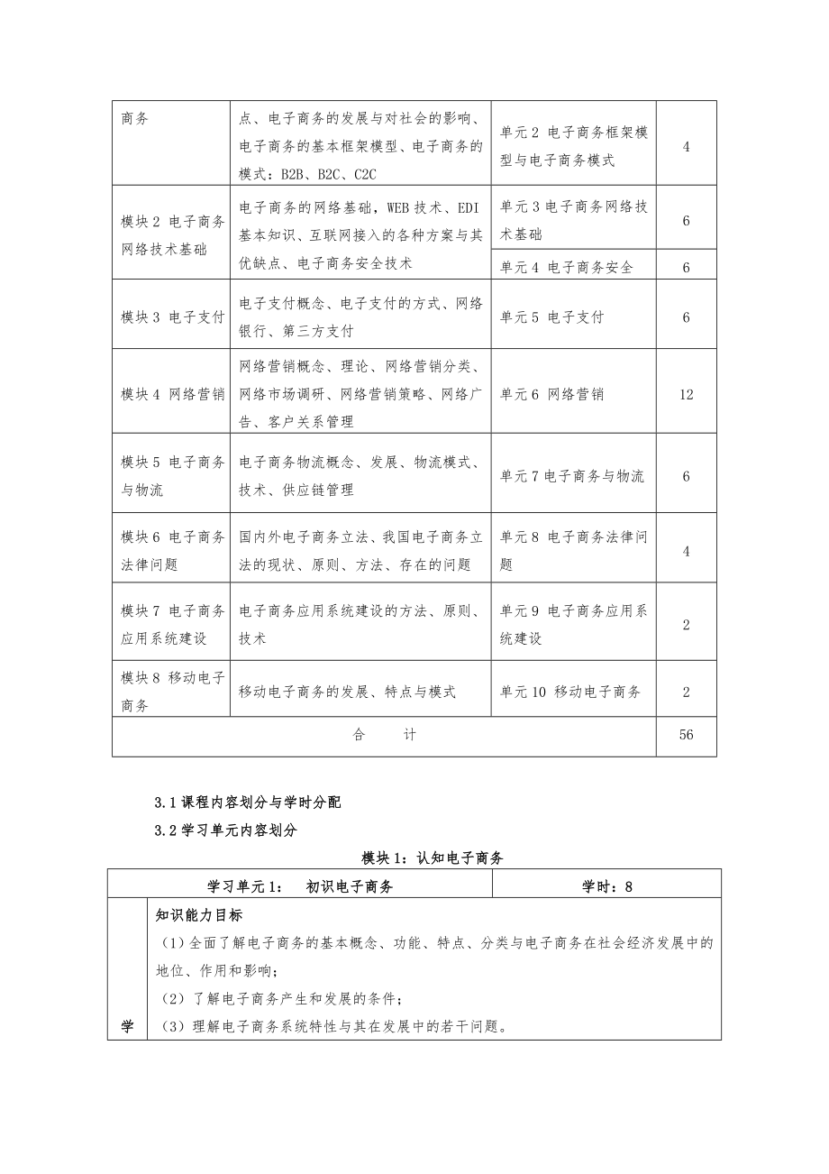 《电子商务概论》课程标准.doc_第3页