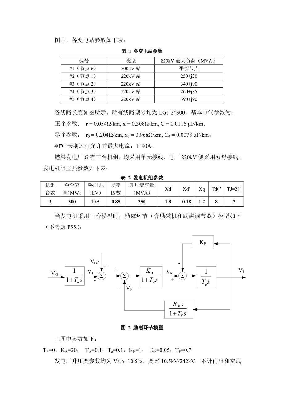 电力系统课程设计电力系统稳定分析.doc_第3页