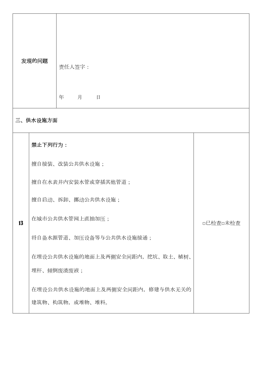 物业企业安全生产自查表.doc_第3页