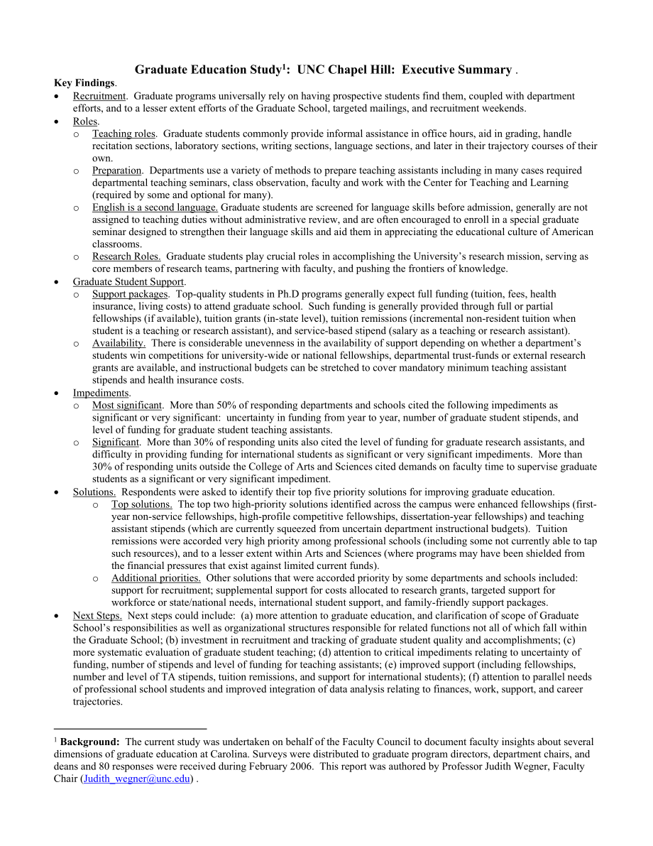 Graduate Education Survey Working Outline JWW 3.doc_第1页