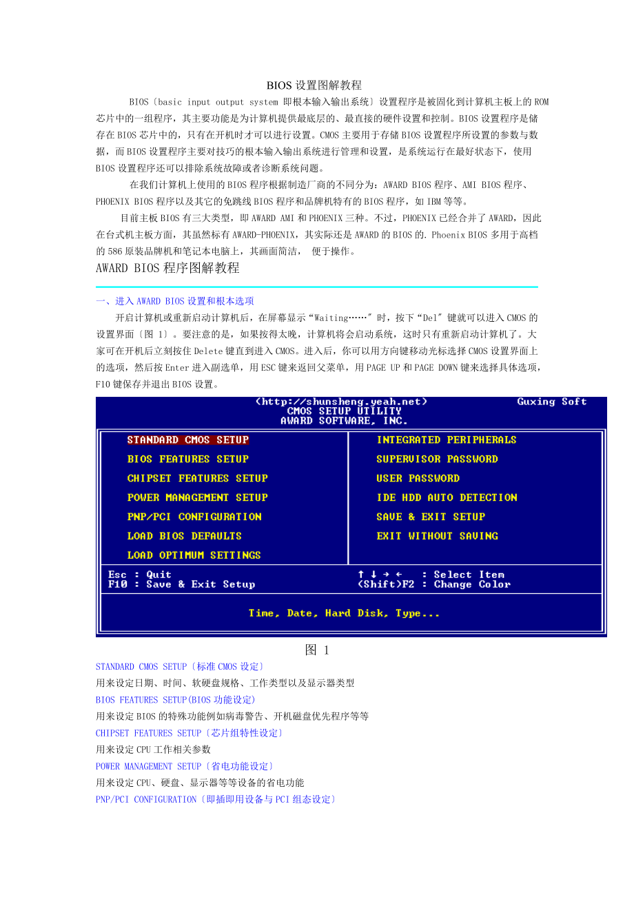 BIOS详细设置图解教程.doc_第1页