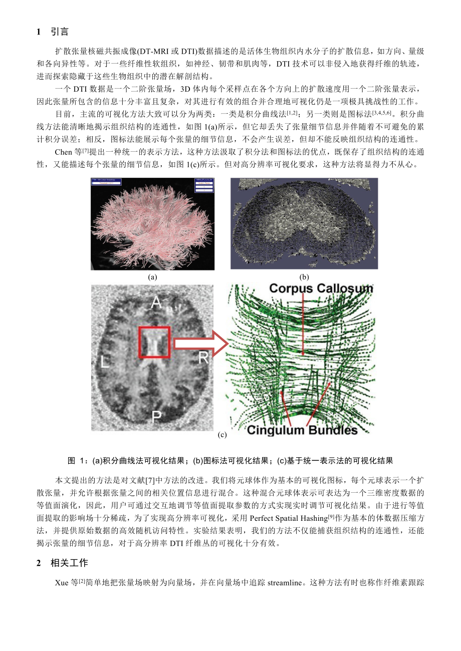 论文（设计）基于参数化混合元球体表示的高分辨率DTI 纤维丛可视化21808.doc_第2页