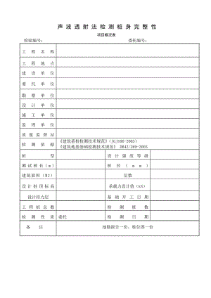 声波检测现场记录表.doc