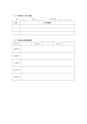 (行政管理套表)行政管理表格大全.doc