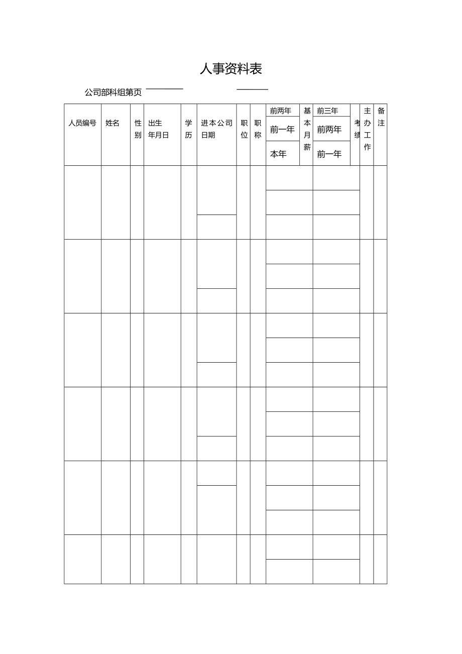 [企业管理表格]公司管理表格大全.doc_第2页