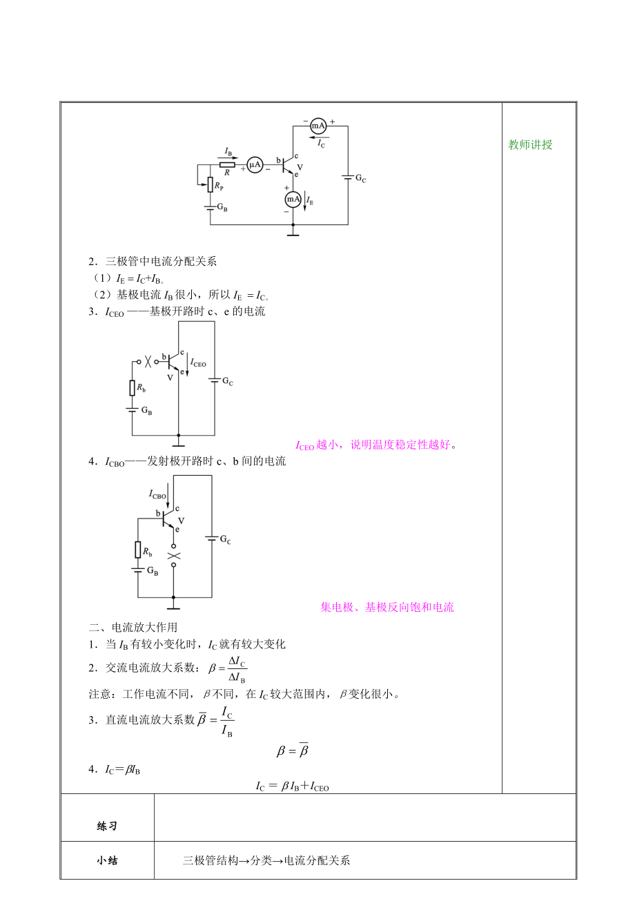 电子线路第二章教案分解.doc_第3页