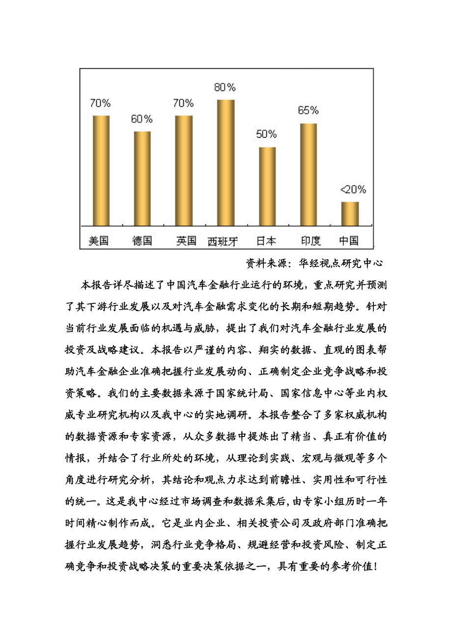 精品中国汽车金融行业运行态势与投资前景分析报告.doc_第3页