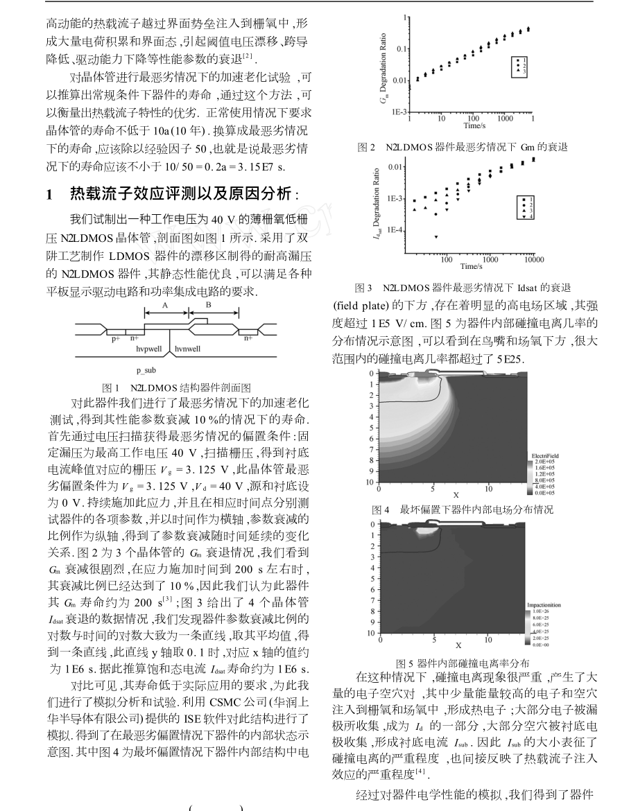 NLDMOS热载流子注入效应的分析和优化.doc_第2页