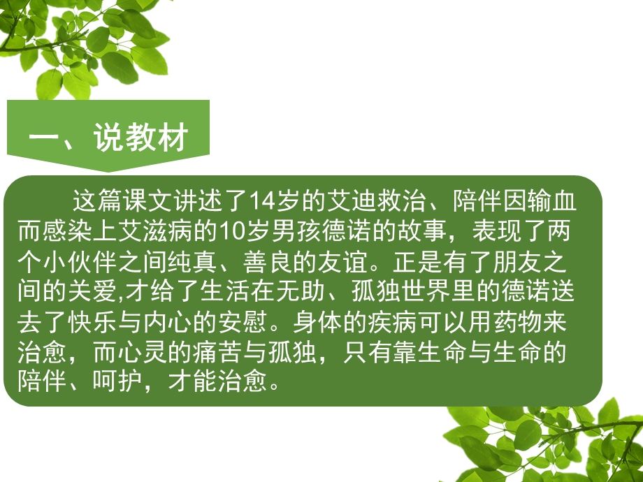 《生命的药方》刘维莹说课课件.ppt_第2页