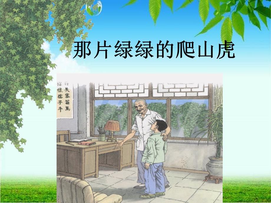 《那片绿绿的爬山虎》课件 (4).ppt_第1页