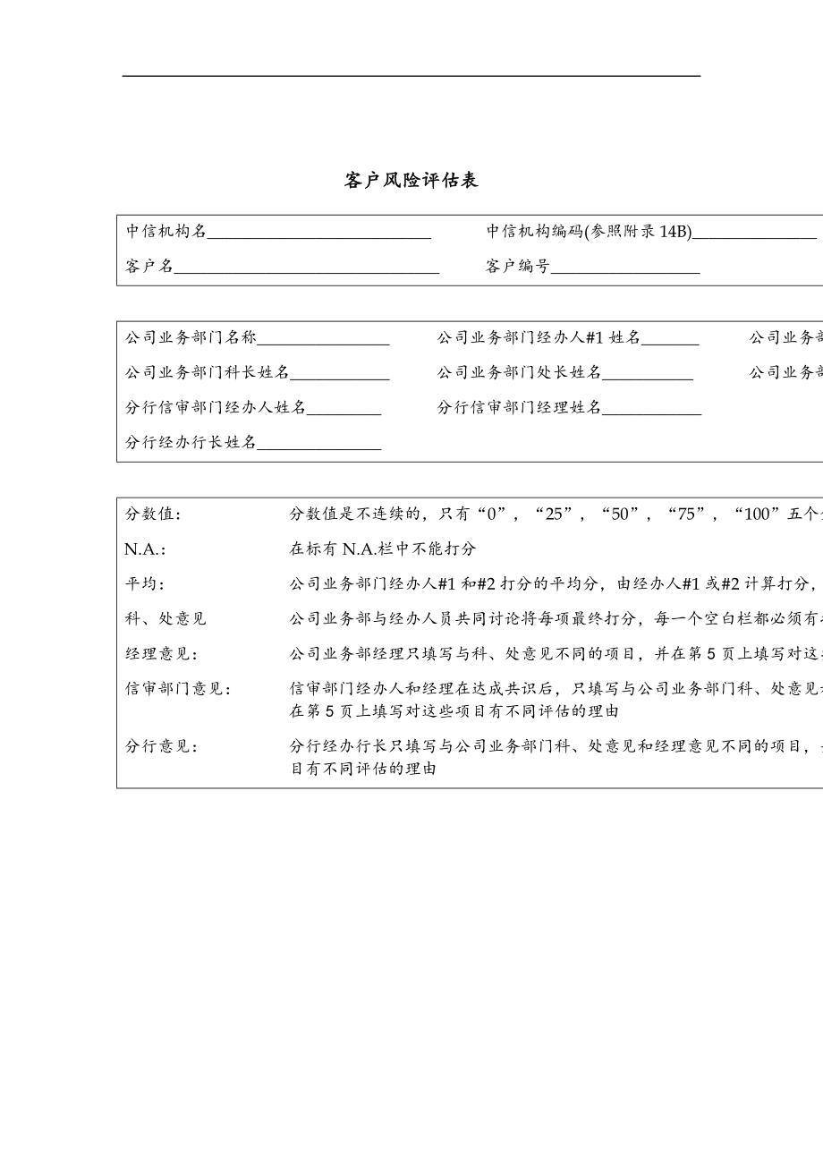 客户风险评估表.doc_第1页