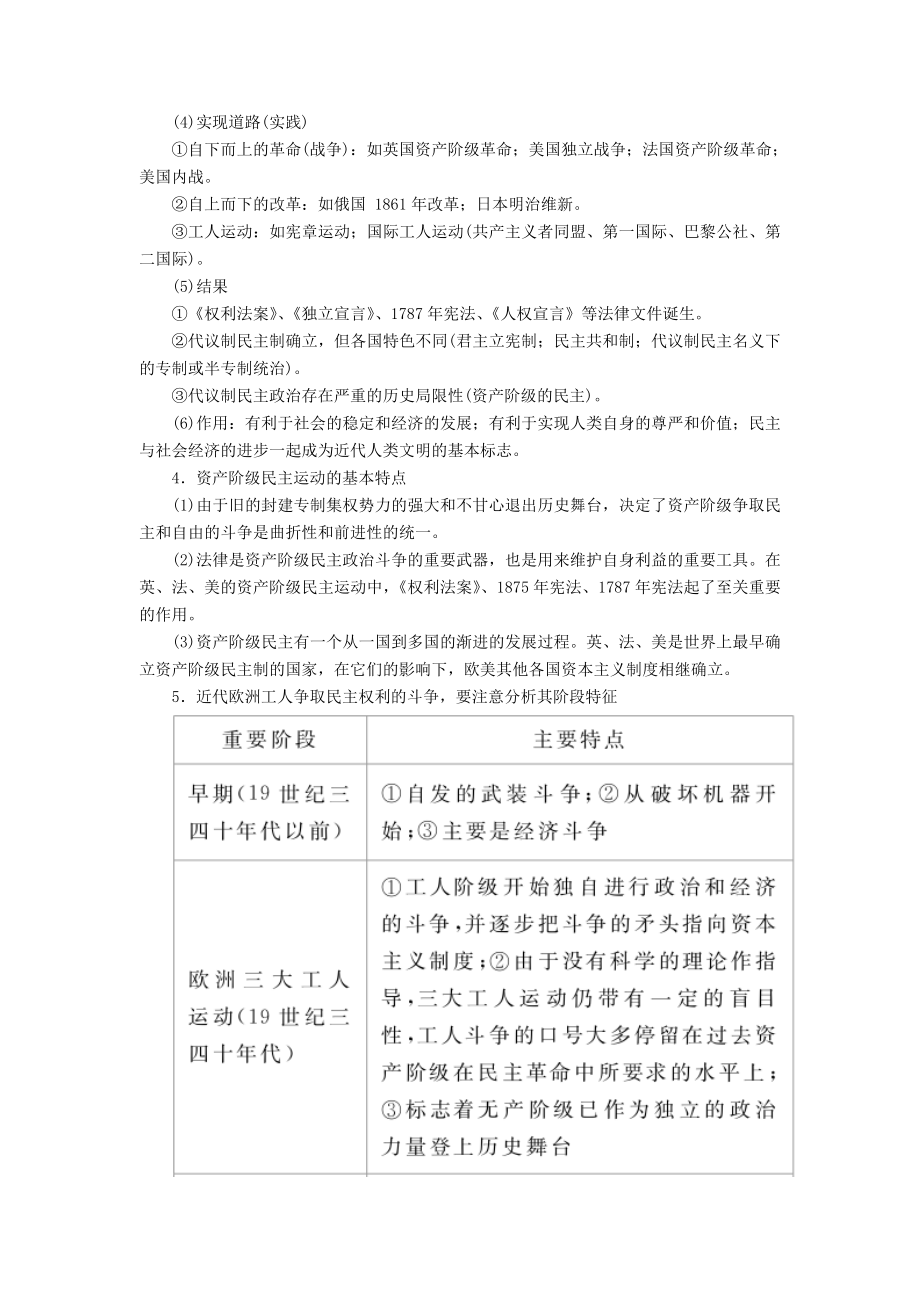 高考历史一轮复习 知识整合与备考方略教案 新人教版选修2..doc_第2页