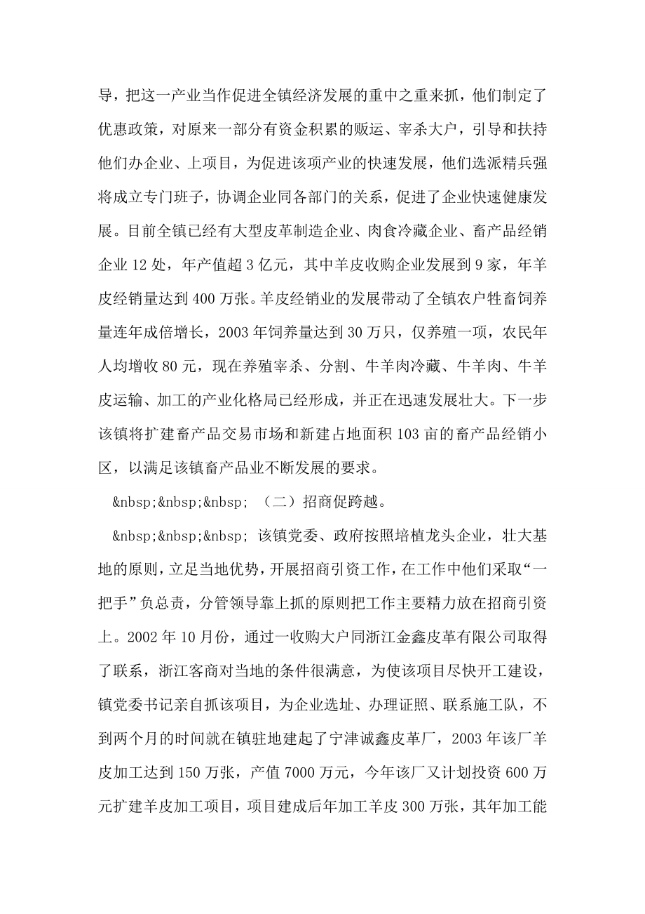 对X镇立足资源优势发展镇域经济的调查与思考.doc_第2页