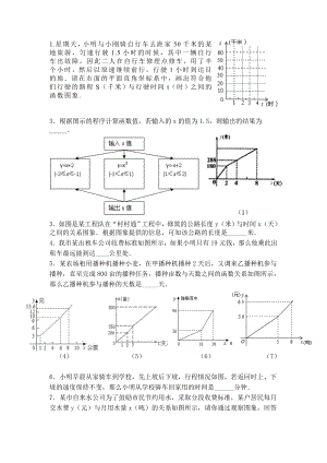 初中数学一次函数练习.doc