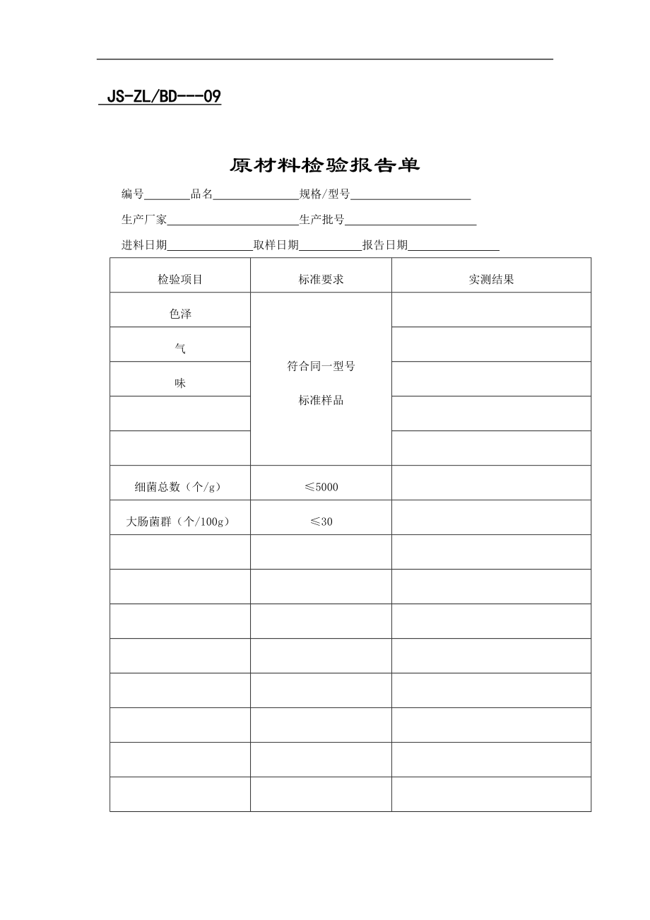 产品检验报告单表格模板、doc格式.doc_第3页