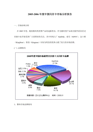 中国闪存卡市场分析报告(doc13).doc