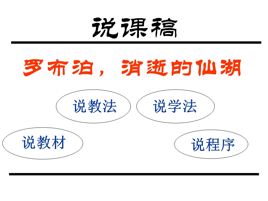 《罗布泊_消逝的仙湖》说课课件.ppt_第2页