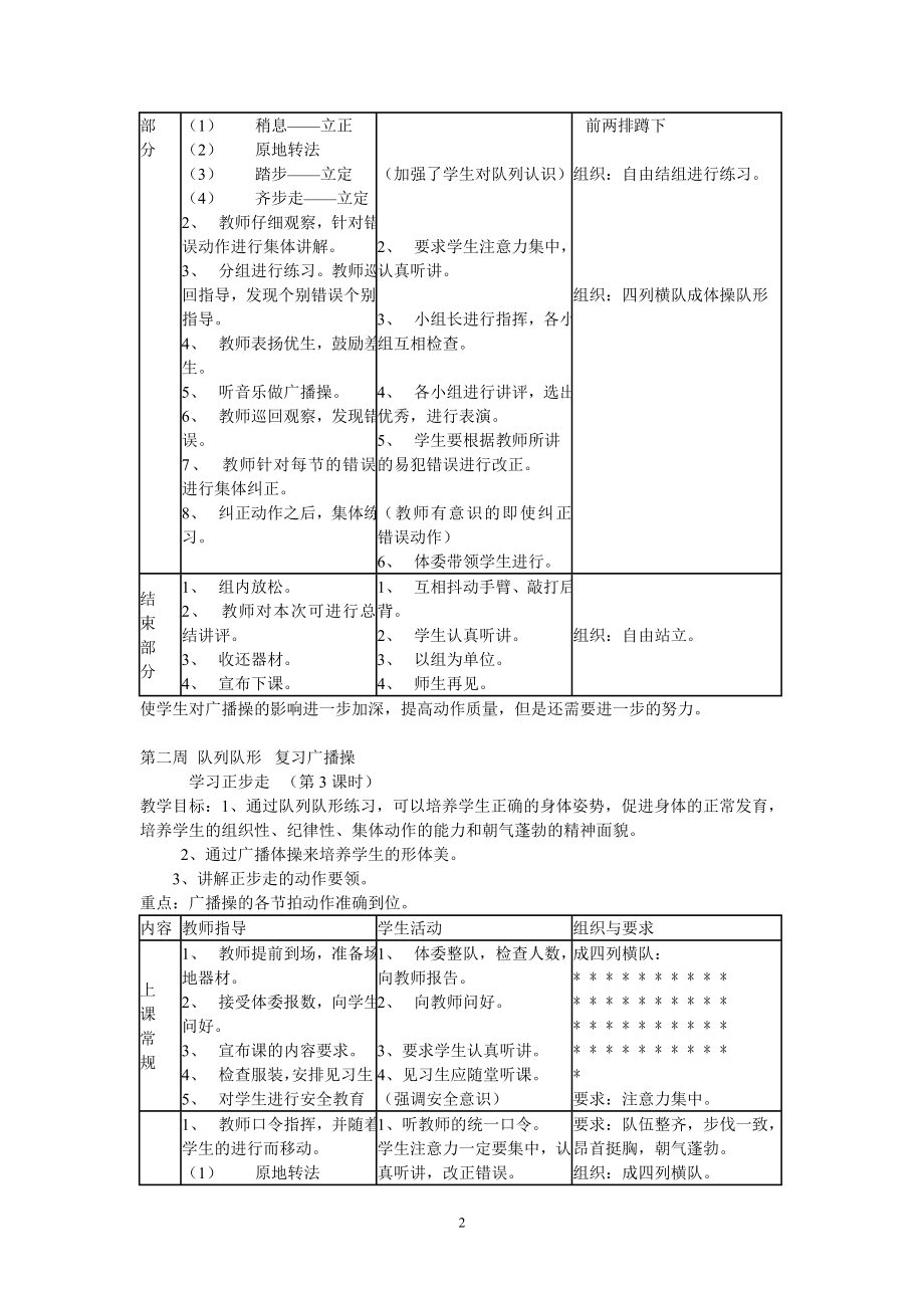 八年级体育课教案.doc_第2页