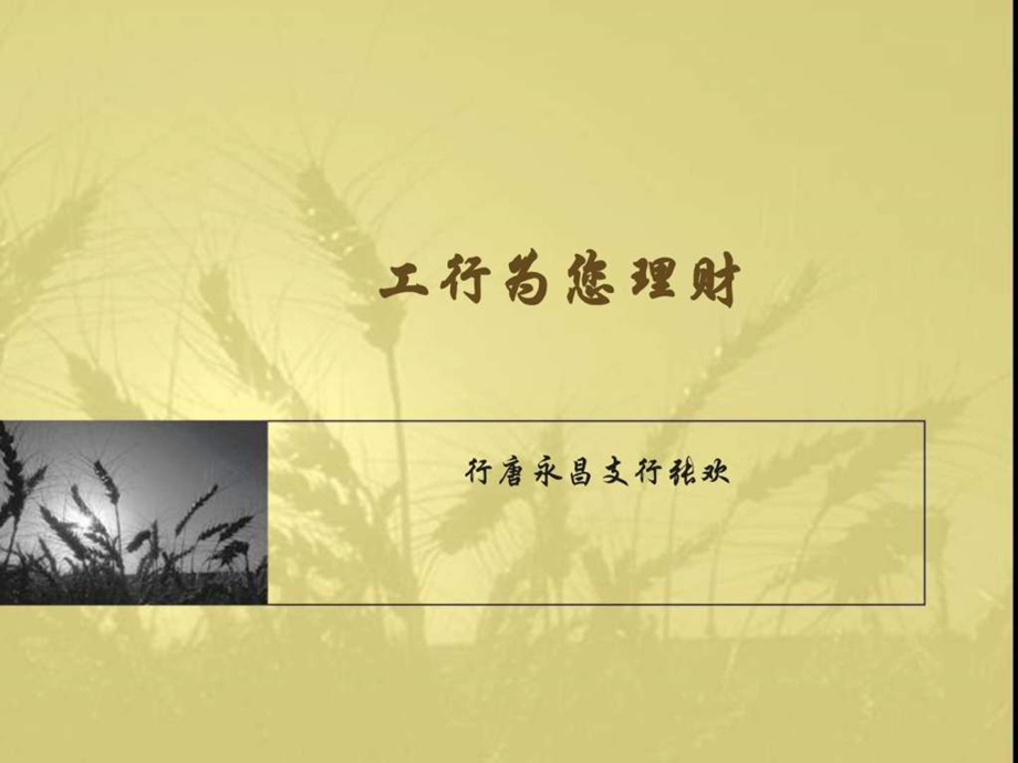 工行理财业务介绍.1ppt金融投资经管营销专业资料.ppt.ppt_第1页