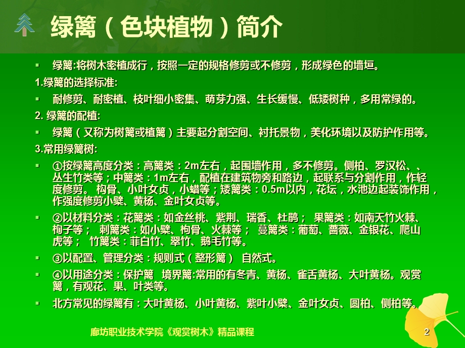 6绿篱色块植物的识别与应用.ppt_第2页