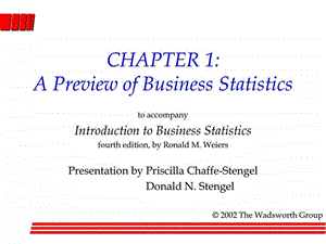 ...ofBusinessStatistics商务统计导论英文版