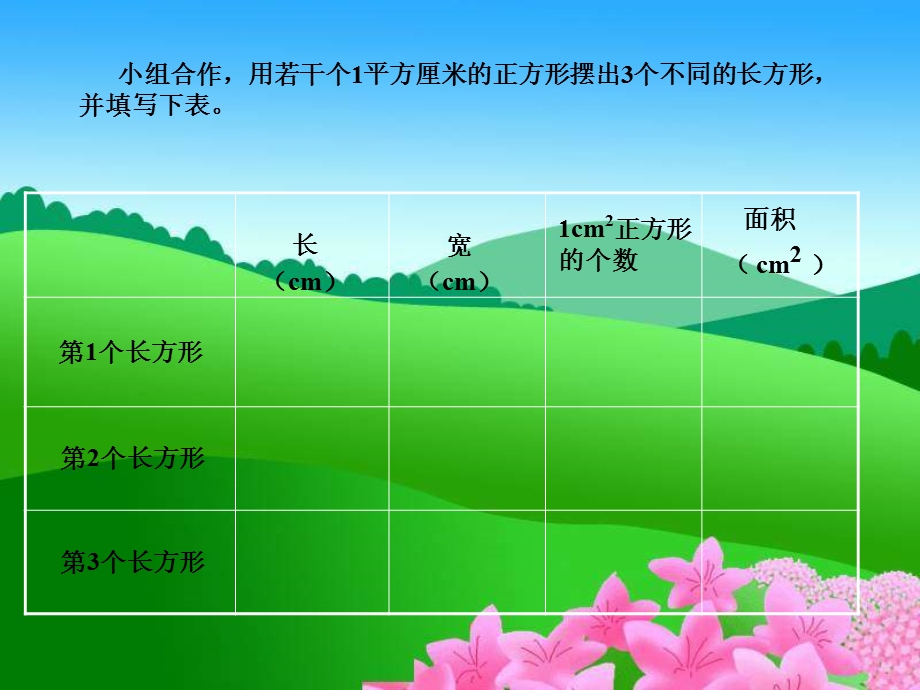 苏教版三年下《长方形面积的计算》课件之一.ppt_第2页