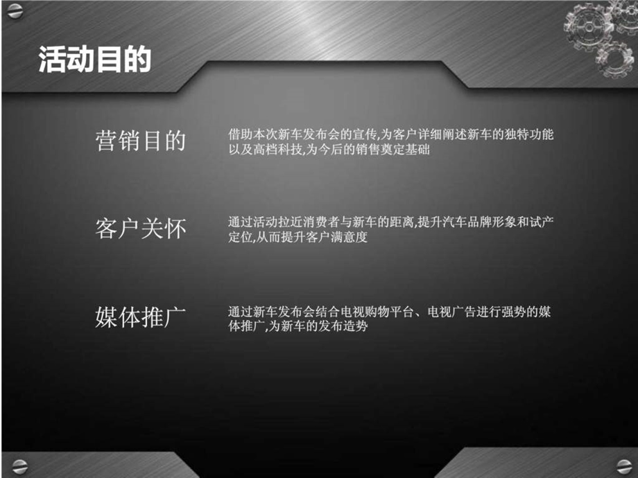 某品牌汽车款新车上市简单方案.ppt_第3页