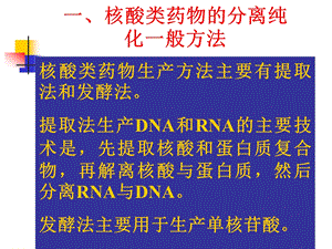 核酸类药物及其生产工艺.ppt