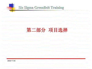 第二部分项目选择.ppt