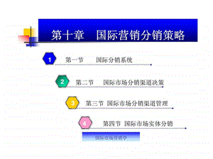 第十章国际营销分销策略.ppt